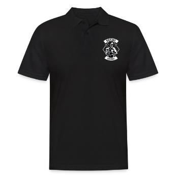 boxing legends - Men's Polo Shirt - black - Front - Kai (181cm)