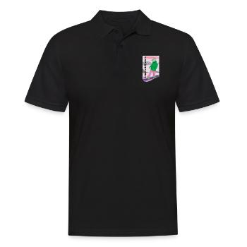Snowboarding the cool leisure sport in winter - Men's Polo Shirt - black - Front - Kai (181cm)