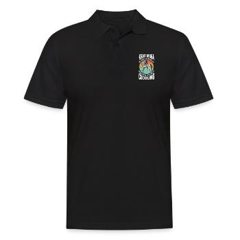 Martial Arts Self Defense Krav Maga Funny Quote - Männer Poloshirt - Schwarz - Vorne - Kai (181cm)