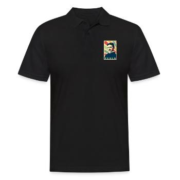 Nikola Tesla - Men's Polo Shirt - black - Front - Kai (181cm)