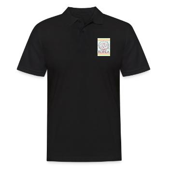 Korean Bibimbap Cuisine Dish Ramen Rice - Men's Polo Shirt - black - Front - Kai (181cm)