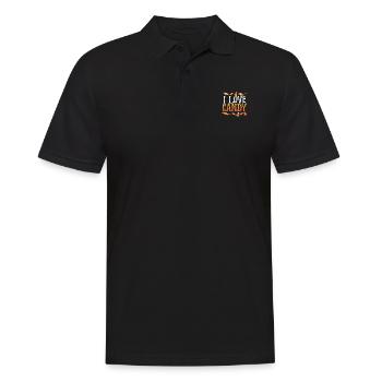 I love Halloween candy - Men's Polo Shirt - black - Front - Kai (181cm)