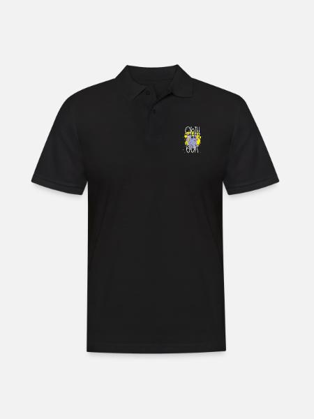 Refroidissement du chinchilla - Polo Homme - noir