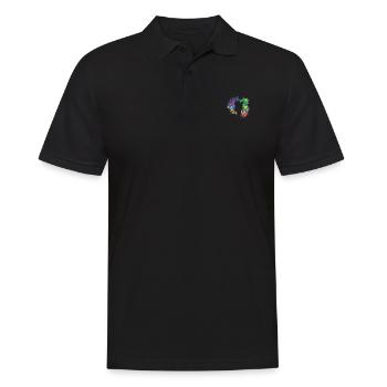 Randonnée en été - Polo Homme - noir - Devant - Kai (181cm)