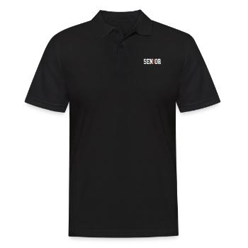 Senioren 2023 - Männer Poloshirt - Schwarz - Vorne - Kai (181cm)