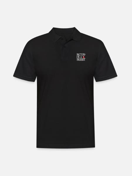 Pretend I'm a parrot - Men's Polo Shirt - black