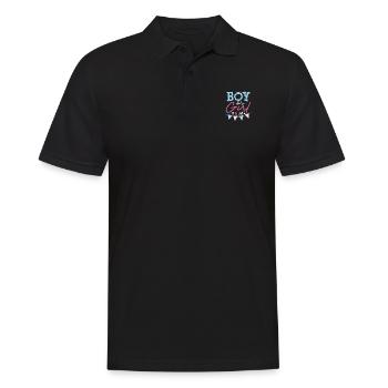 Garçon ou fille laissez-le découvrir - Polo Homme - noir - Devant - Kai (181cm)