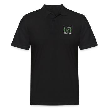 Part Irish All Problems - Men's Polo Shirt - black - Front - Kai (181cm)
