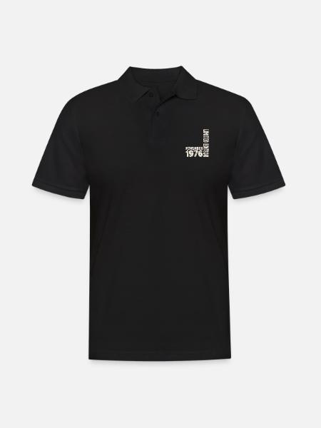 November 1976 Limited Edition 47 Jahren Mann Frau - Männer Poloshirt - Schwarz