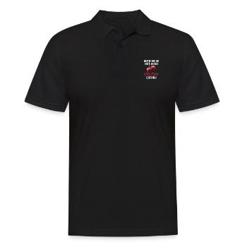 Good cherry eating - Denglish Sprüche Denglisch - Männer Poloshirt - Schwarz - Vorne - Kai (181cm)