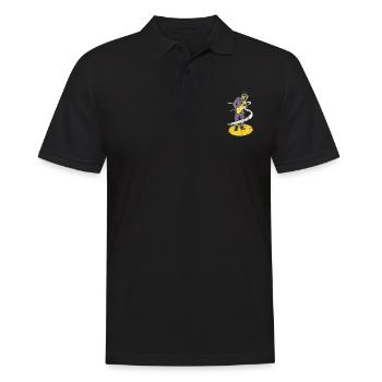 Saxophon klassische Musikinstrument Band Geschenk - Männer Poloshirt - Schwarz - Vorne - Kai (181cm)
