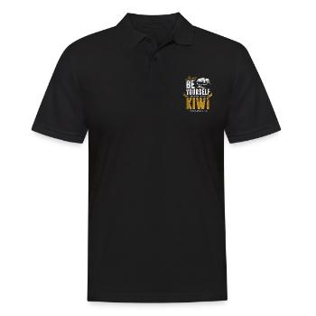 Cadeau kiwi - Polo Homme - noir - Devant - Kai (181cm)