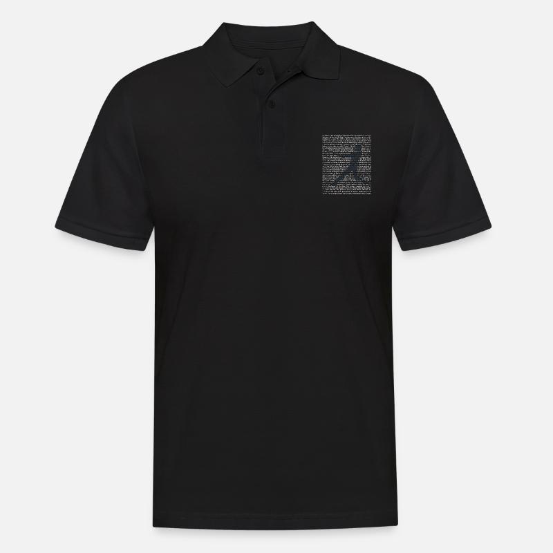 Baseball Geschenk - Männer Poloshirt - Schwarz
