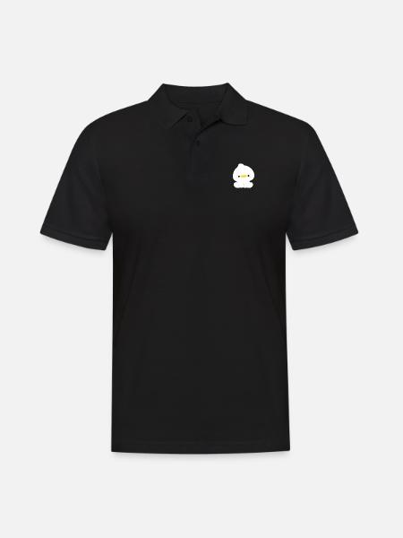 Cute Duck - Men's Polo Shirt - black