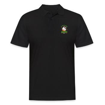Ich Mag Halt Einfach Kaninchen - Männer Poloshirt - Schwarz - Vorne - Kai (181cm)