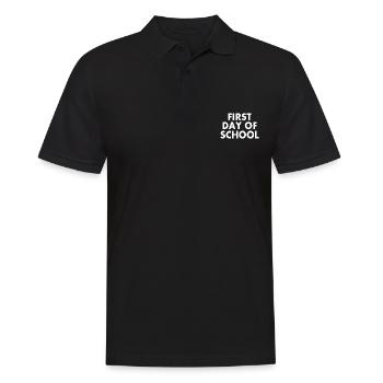 First day of school - Polo Homme - noir - Devant - Kai (181cm)
