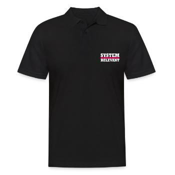 Système pertinent - Polo Homme - noir - Devant - Kai (181cm)