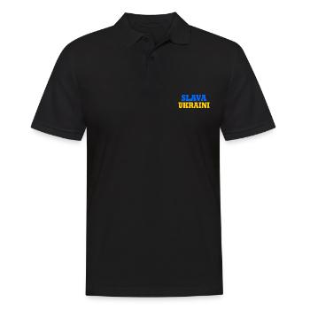 Slava ukraini - Polo Homme - noir - Devant - Kai (181cm)