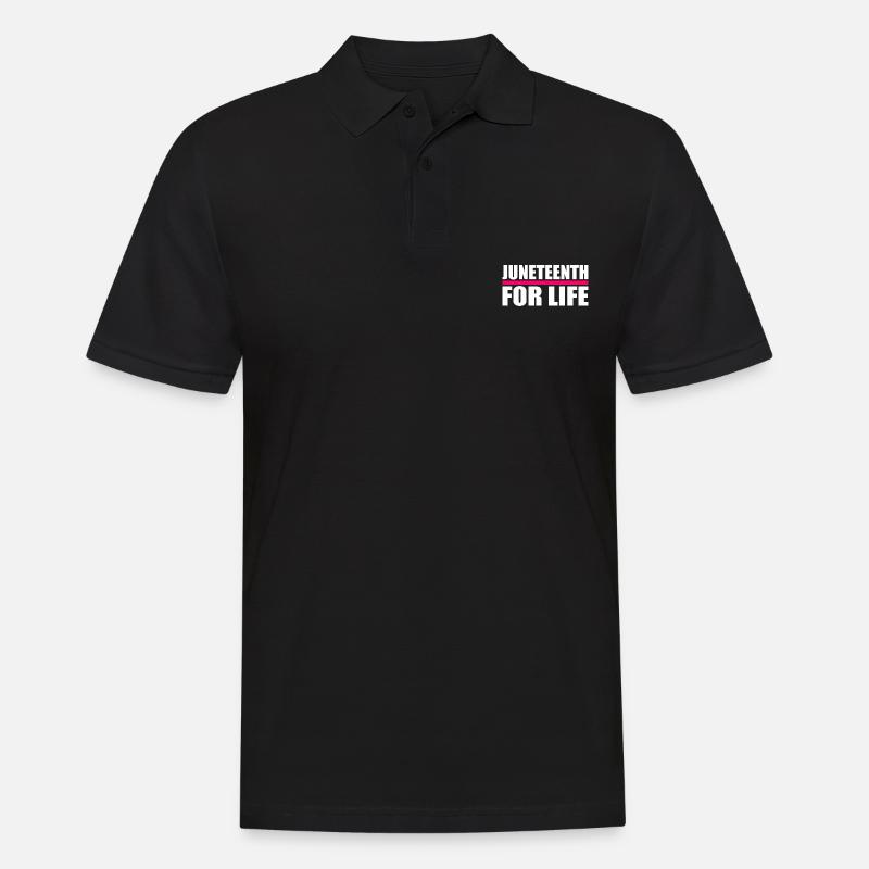juneteenth - Polo Homme - noir