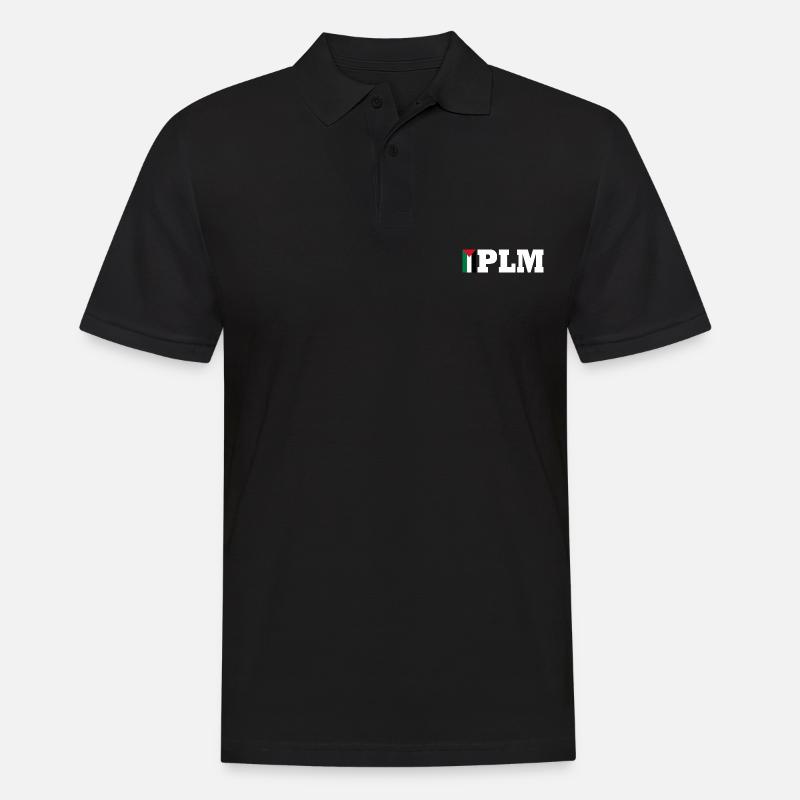 Plm - Männer Poloshirt - Schwarz