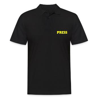Presse - Polo Homme - noir - Devant - Kai (181cm)