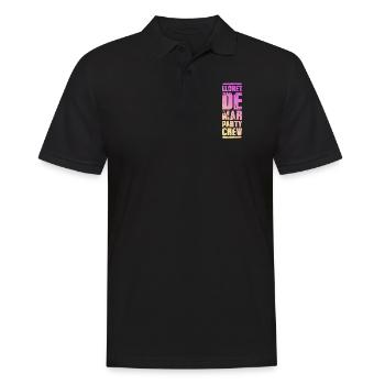 Lloret De Mar Party Crew Colorful - Men's Polo Shirt - black - Front - Kai (181cm)