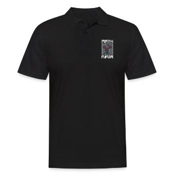 Math Teacher Math Ninja - Männer Poloshirt - Schwarz - Vorne - Kai (181cm)