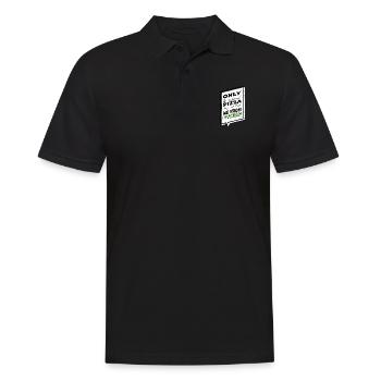 Dungeon World I Don't Always Even Left My Jokes - Men's Polo Shirt - black - Front - Kai (181cm)