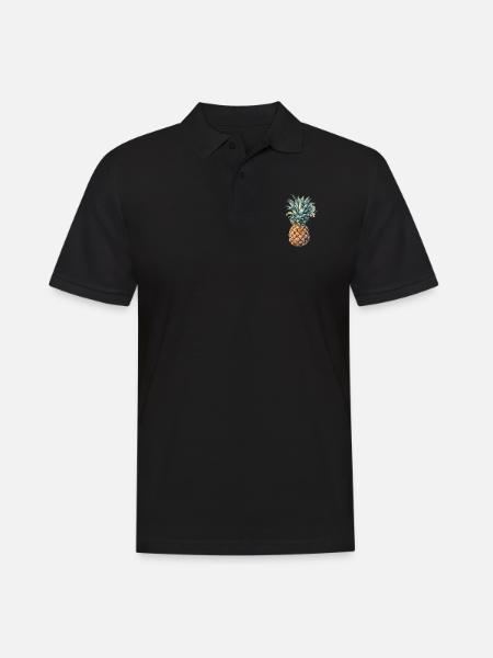 Pineapple - Men's Polo Shirt - black