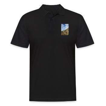 Montagnes de montagne Paysage de montagne Poster - Polo Homme - noir - Devant - Kai (181cm)