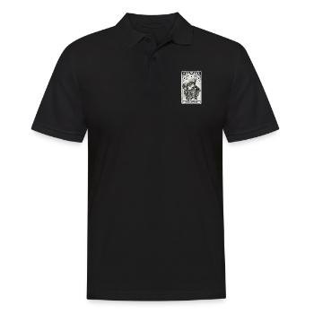 The Lovers Tarot - Men's Polo Shirt - black - Front - Kai (181cm)