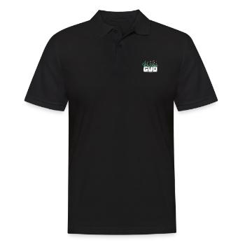 Parfüm Fragrance Perfüm Perfume Parfum Duft - Männer Poloshirt - Schwarz - Vorne - Kai (181cm)