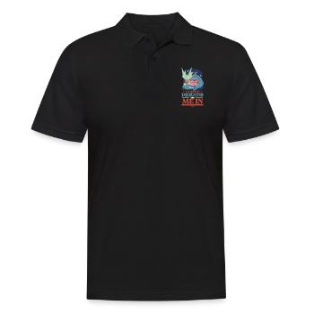 If It Involves Dragons Count Me In - Männer Poloshirt - Schwarz - Vorne - Kai (181cm)