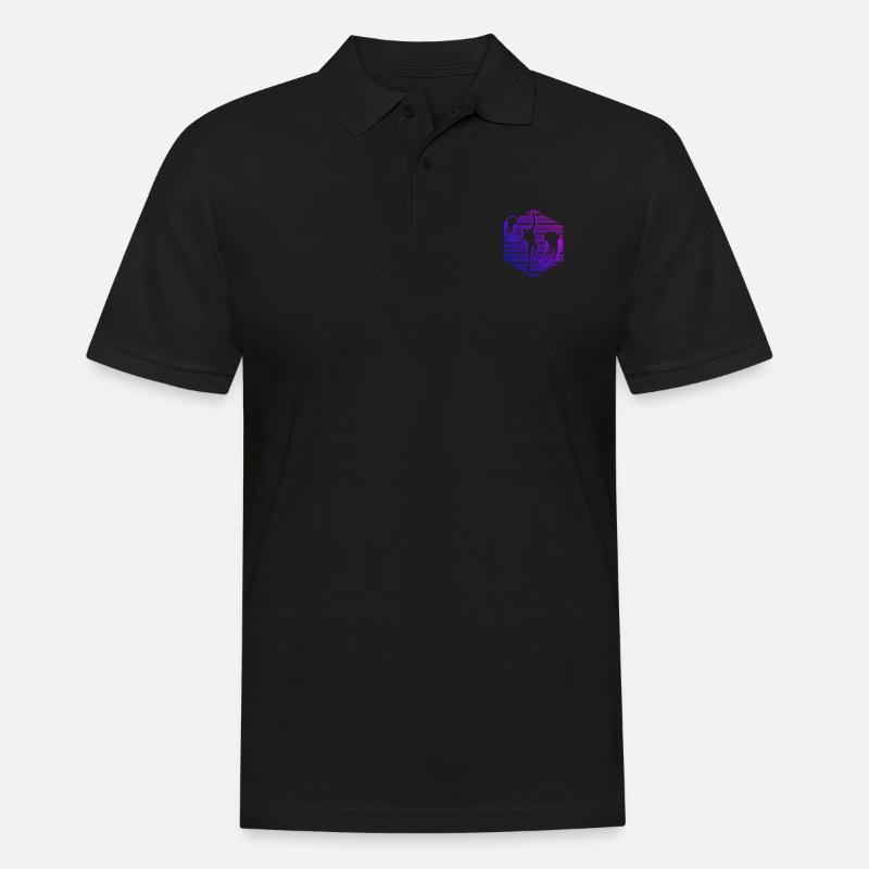 Plongée Femme Plongée Plongée Plongée - Polo Homme - noir