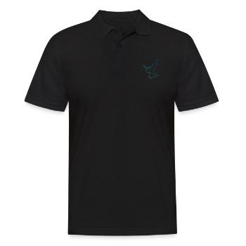 electronic guitar Egitarre Guitar akustische gitar - Männer Poloshirt - Schwarz - Vorne - Kai (181cm)