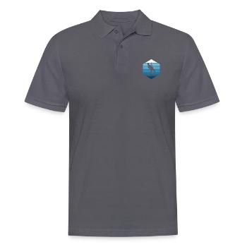 Gitarrenspieler Egitarre akustische gitarre - Männer Poloshirt - Anthrazit - Vorne - Nico (186cm)