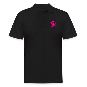 Hommes BMX cyclisme BMX vélo Femmes BMX garçons - Polo Homme - noir - Devant - Kai (181cm)