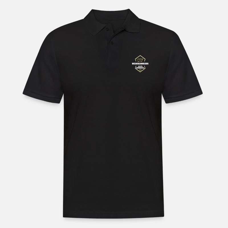Travail Mode Tailleur - Polo Homme - noir