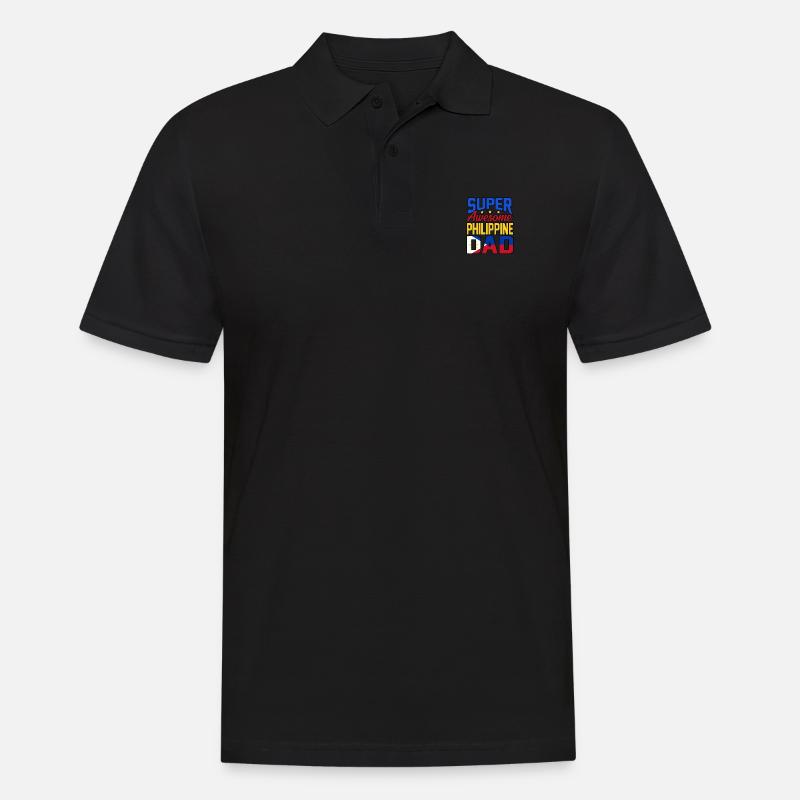 Philippinen - Männer Poloshirt - Schwarz