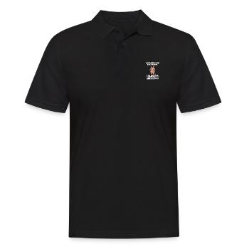 Cadeau de tatou - Polo Homme - noir - Devant - Kai (181cm)