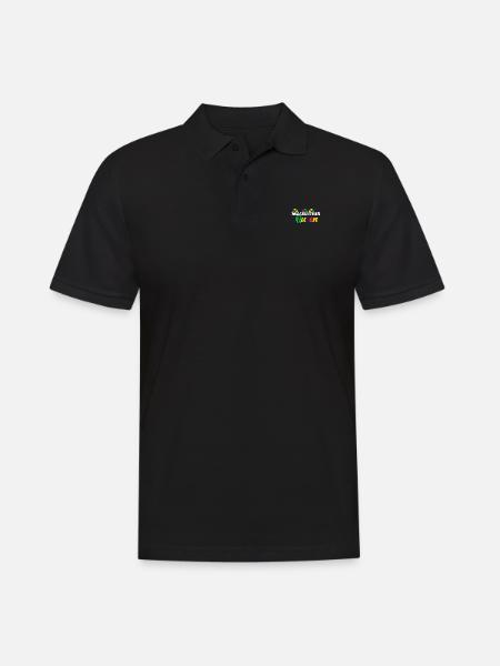 Mauritius - Men's Polo Shirt - black