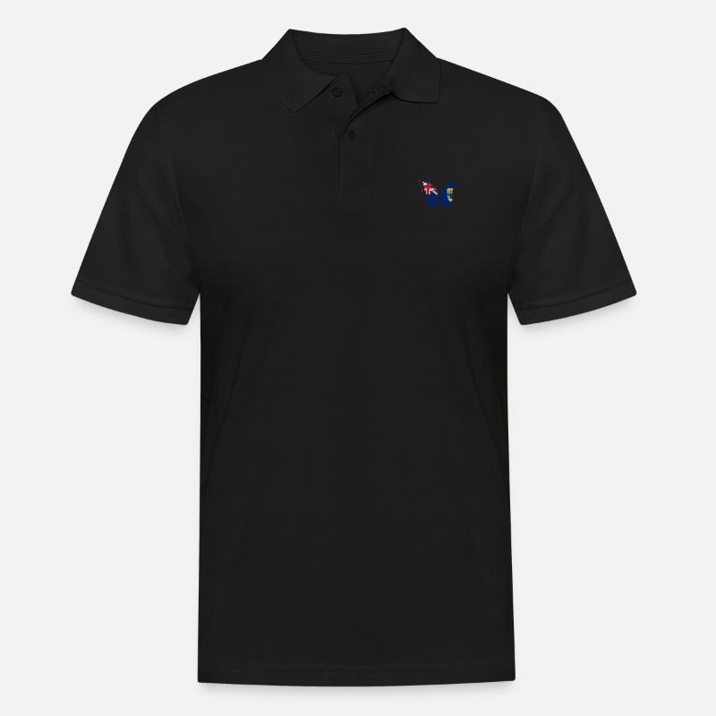 Saint Helena - Männer Poloshirt - Schwarz