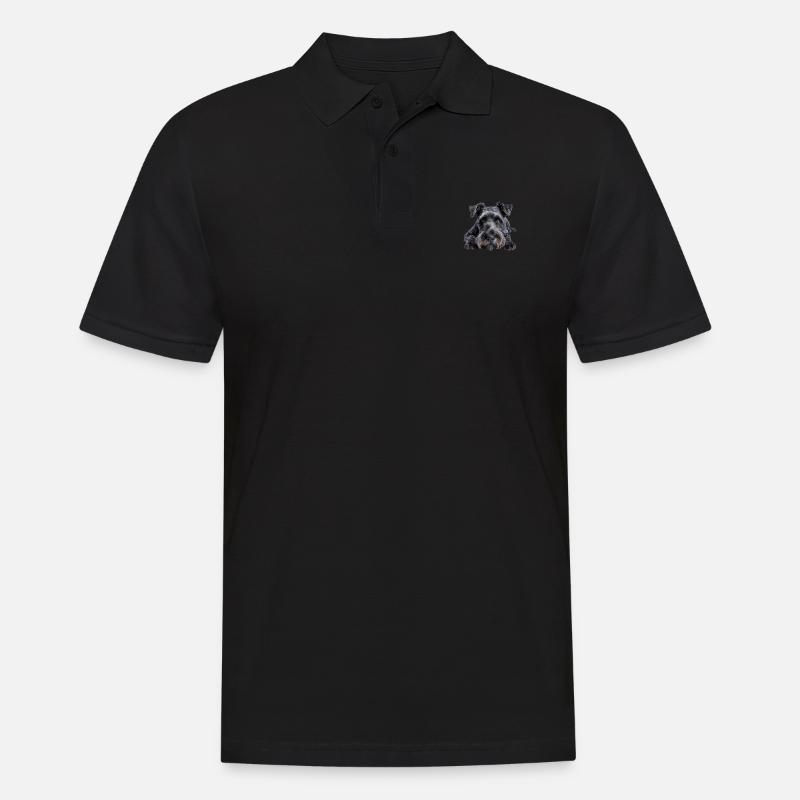 Kerry Blue Terrier - Männer Poloshirt - Schwarz