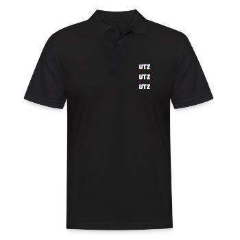Utz Utz Utz Rave Techno EDM Festival Hardstyle - Polo Homme - noir - Devant - Kai (181cm)