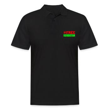 Free Kurdistan - Men's Polo Shirt - black - Front - Kai (181cm)