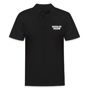 Women life freedom - Men's Polo Shirt - black - Front - Kai (181cm)