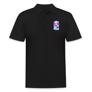 Aloha Surfing School - Retro Vintage - Men's Polo Shirt - black - Front - Kai (181cm)