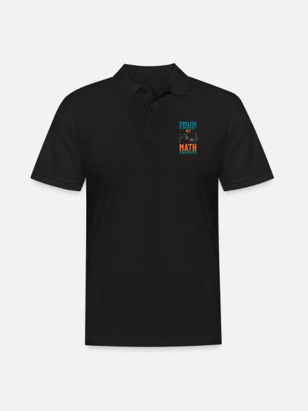Geometry Golden Ratio Math Fibonacci - Men's Polo Shirt - black