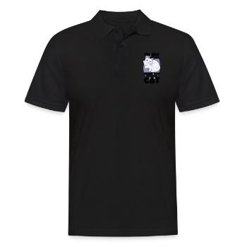 beste Katzenmama Katzendame Katzenbesitzer Geschen - Männer Poloshirt - Schwarz - Vorne - Kai (181cm)