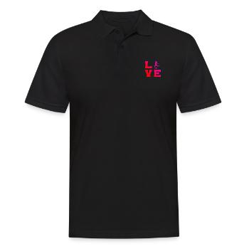 Women's Football Matches Football Players - Men's Polo Shirt - black - Front - Kai (181cm)